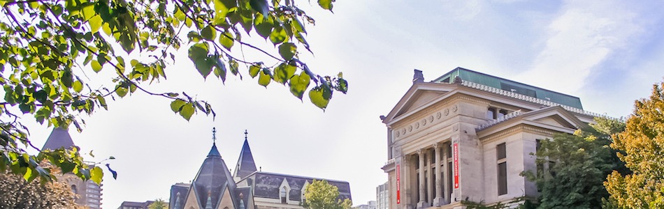 麦吉尔大学校园夏日草坪 / McGill University campus in summer